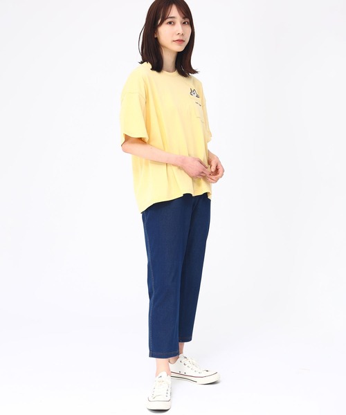AnNet(アネット)の「ストレッチ アンクル丈 レギンスパンツ(その他パンツ・レディース・ブラック/ネイビー/ブルー・3L/4L/5L)」の5枚目の写真