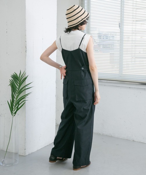 KBF（ケイビーエフ）の「『UR TECH ひやサラクール』ショルダータックカットソー（Tシャツ/カットソー・レディース・オレンジ系その他/オフホワイト/ブラック・ONE）」の19枚目の写真