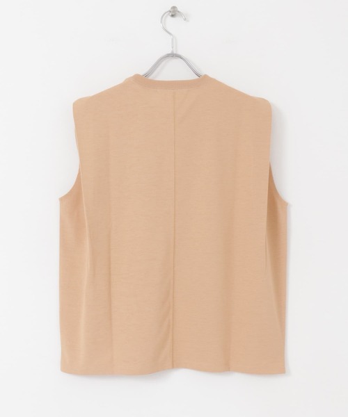 KBF（ケイビーエフ）の「『UR TECH ひやサラクール』ショルダータックカットソー（Tシャツ/カットソー・レディース・オレンジ系その他/オフホワイト/ブラック・ONE）」の8枚目の写真