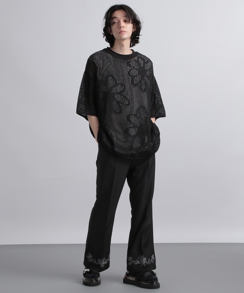 OVERメッシュカットプルオーバー(HARE) セール】OVERメッシュカットプルオーバー(HARE)（Tシャツ