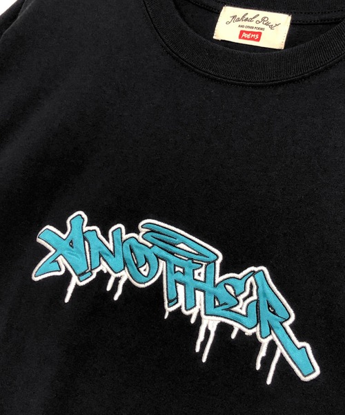 TRAP/U (トラップユー)の「ミドルウエイト コットン天竺 / アップリケ刺繍 ワッペンロゴ クルーネック Tシャツ(半袖)(Tシャツ/カットソー・メンズ・ブラック/ホワイト/グリーン・F)」の9枚目の写真
