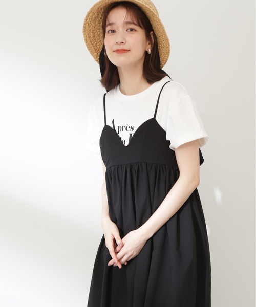 N.（N. Natural Beauty Basic）（エヌエヌナチュラルビューティーベーシック）の「◆ＢＩＧ　ＬＯＧＯ　Ｔシャツ（Tシャツ/カットソー・レディース・オフホワイト/チャコール/ピンク・MEDIUM）」の12枚目の写真