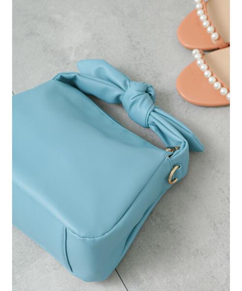 Te chichi TERRASSE(テチチテラス)の「リボンハンドルバッグ(ハンドバッグ・レディース・ブラック/ブルー/オフホワイト・F)」の3枚目の写真