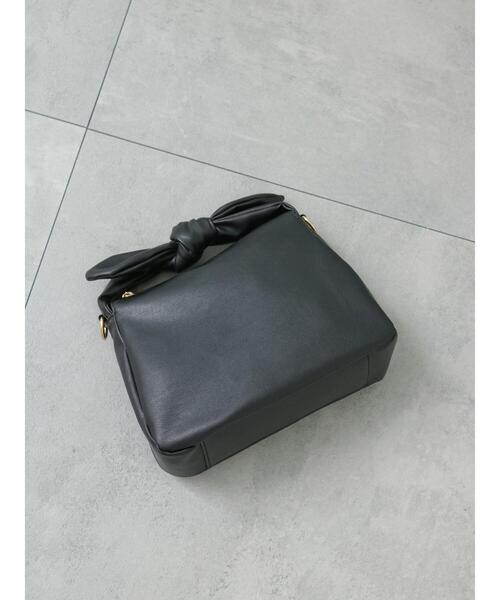 Te chichi TERRASSE(テチチテラス)の「リボンハンドルバッグ(ハンドバッグ・レディース・ブラック/ブルー/オフホワイト・F)」の2枚目の写真