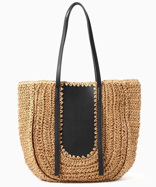 Vincent Pradier（ヴァンサンプラディエ）の「(VINCENT PRADIER)異素材コンビトートバッグ（トートバッグ・レディース・ブラック・FREE）」の6枚目の写真