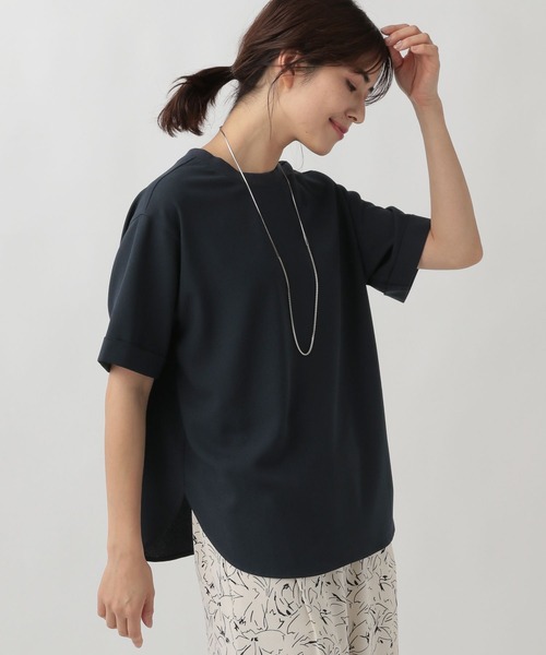 Elura（エルーラ）の「サラサラサマー2WAYブラウス（シャツ/ブラウス・レディース・ネイビー/ホワイト/ブラック/グリーン系その他4/ライトピンク/ホワイト系その他5/ダークネイビー/カーキ/ブルー系その他6・MEDIUM/LARGE/SMALL）」の8枚目の写真