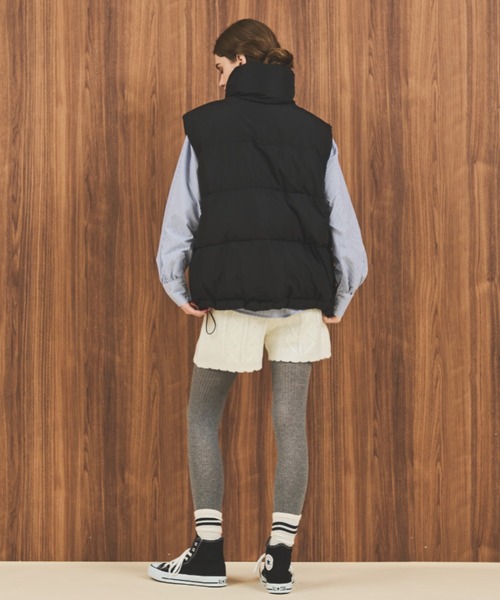 MERLOT（メルロー）の「ボリューム袖ベーシックストライプシャツ（シャツ/ブラウス・レディース・ネイビー/マスタード/ブルー・FREE）」の11枚目の写真