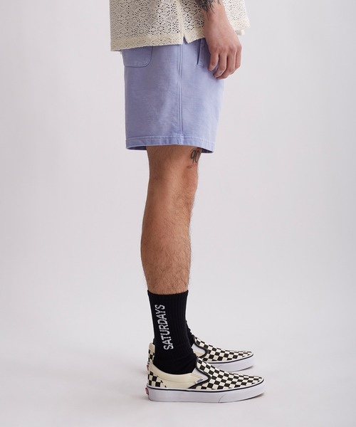 Saturdays NYC(サタデーズ ニューヨークシティ )の「Austin Sunbaked Sweat Short(その他パンツ・メンズ・グレー/サックスブルー・X-SMALL/XL/L/M/S)」の4枚目の写真