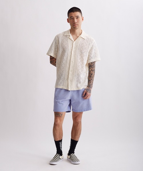 Saturdays NYC(サタデーズ ニューヨークシティ )の「Austin Sunbaked Sweat Short(その他パンツ・メンズ・グレー/サックスブルー・X-SMALL/XL/L/M/S)」の5枚目の写真