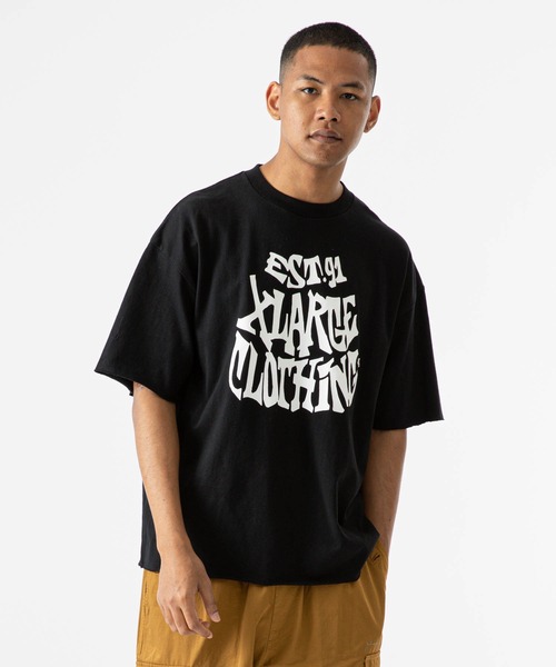 XLARGE（エクストララージ）の「EST.91 RAW EDGE S/S TEE（Tシャツ/カットソー・メンズ・ベージュ/ブラック・XL/S/M/L）」の13枚目の写真