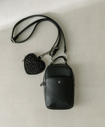 OLIVE des OLIVE | ハートポーチ付スマホショルダー　1031120210(ショルダーバッグ)