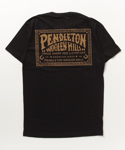 PENDLETON（ペンドルトン）の「スタンプロゴグラフィックTシャツ（Tシャツ/カットソー・メンズ・ブラック・SMALL/MEDIUM/LARGE/X-LARGE）」の2枚目の写真
