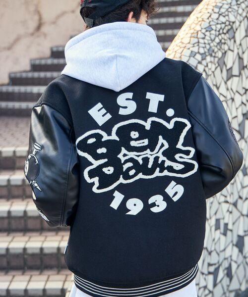 BEN DAVIS スタジャン BEN DAVIS（ベンデイビス）】BD STADIUM JACKET / 刺繍 ワッペン