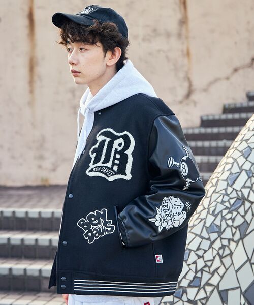 BEN DAVIS スタジャン 楽天市場】BEN DAVIS ジャケット ベンデイビス 2023 ワッペン