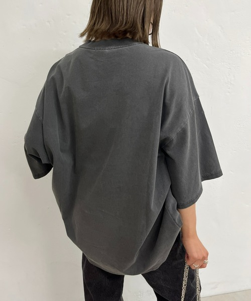 WHO'S WHO gallery（フーズフーギャラリー）の「COOPER FACT ヘビーウェイト ビッグ 刺繍ポケットTEE（Tシャツ/カットソー・メンズ・ブラック/チャコールグレー/ネイビー/ホワイト・FREE）」の16枚目の写真