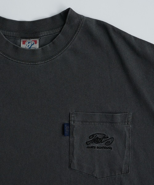 WHO'S WHO gallery（フーズフーギャラリー）の「COOPER FACT ヘビーウェイト ビッグ 刺繍ポケットTEE（Tシャツ/カットソー・メンズ・ブラック/チャコールグレー/ネイビー/ホワイト・FREE）」の21枚目の写真