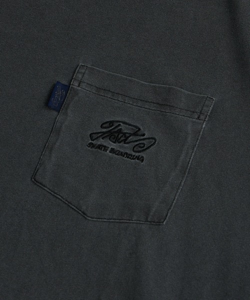 WHO'S WHO gallery（フーズフーギャラリー）の「COOPER FACT ヘビーウェイト ビッグ 刺繍ポケットTEE（Tシャツ/カットソー・メンズ・ブラック/チャコールグレー/ネイビー/ホワイト・FREE）」の22枚目の写真