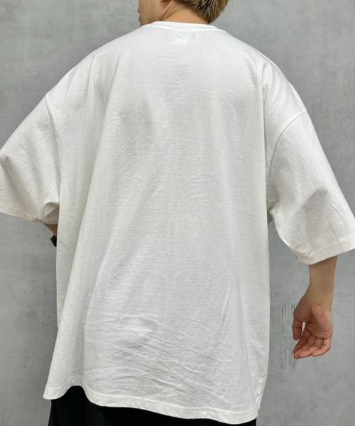 WHO'S WHO gallery（フーズフーギャラリー）の「COOPER FACT ヘビーウェイト ビッグ 刺繍ポケットTEE（Tシャツ/カットソー・メンズ・ブラック/チャコールグレー/ネイビー/ホワイト・FREE）」の10枚目の写真