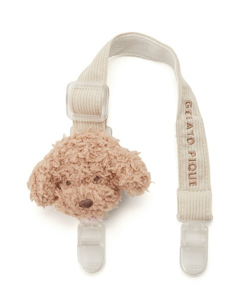 gelato pique（ジェラートピケ）の「【BABY】トイプードルマルチクリップ（ベビーカー/ベビーカー用品・キッズ・ブラウン/ベージュ・FREE）」の2枚目の写真