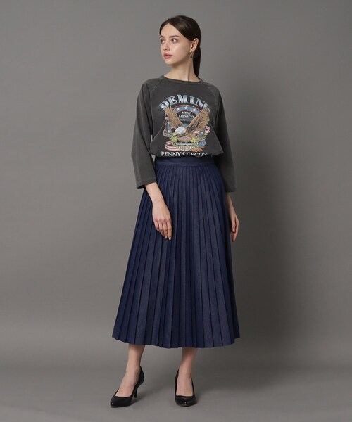 GOOD ROCK SPEED（グッドロックスピード）の「◆GOOD ROCK SPEED(グッドロックスピード)【別注】ラグランイーグルトップス（Tシャツ/カットソー・レディース・ブラック・00）」の2枚目の写真