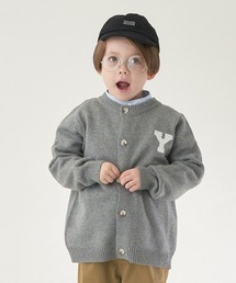 b・ROOM | 【マシーンウォッシャブル対応】アップリケニットカーディガン(カーディガン/ボレロ)
