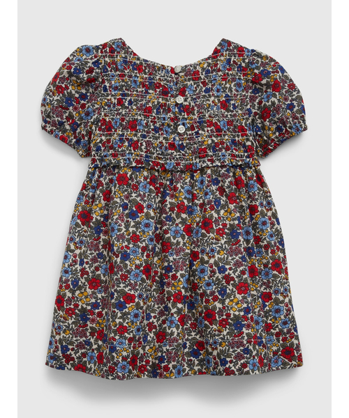GAP(ギャップ)の「スモックフローラル ワンピースセット (ベビー)(ワンピース・キッズ・マルチ・3-6M/6-12M/12-18M/18-24M)」の3枚目の写真