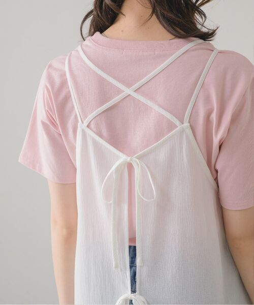 RETRO GIRL（レトロガール）の「バッククロスシアーOP（ワンピース・レディース・ナチュラル/ブラック/ブルー・FREE）」の8枚目の写真