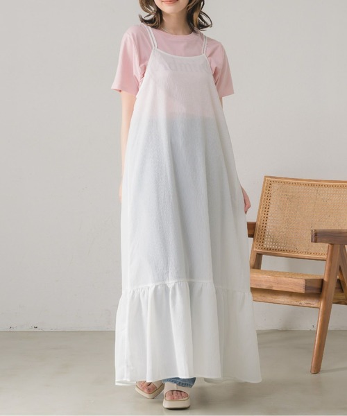 RETRO GIRL（レトロガール）の「バッククロスシアーOP（ワンピース・レディース・ナチュラル/ブラック/ブルー・FREE）」の10枚目の写真