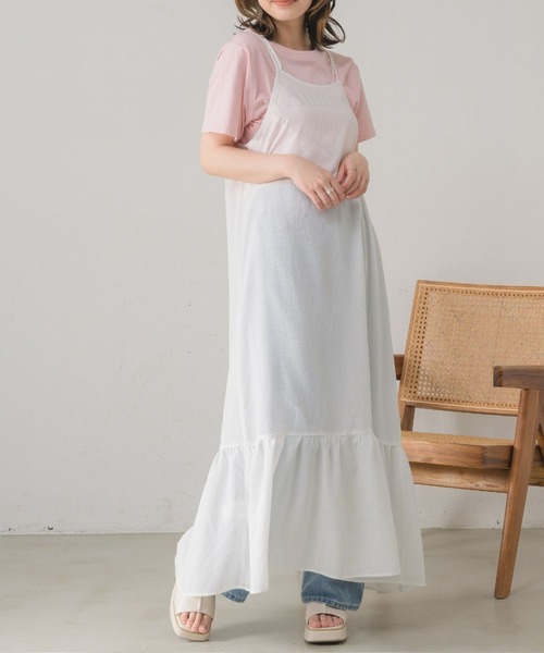 RETRO GIRL（レトロガール）の「バッククロスシアーOP（ワンピース・レディース・ナチュラル/ブラック/ブルー・FREE）」の11枚目の写真