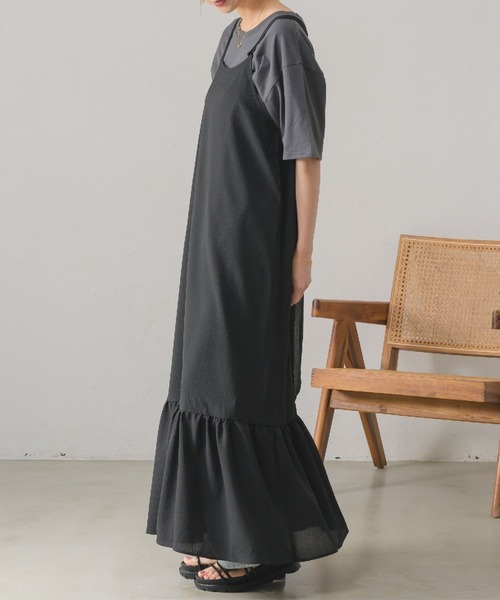 RETRO GIRL（レトロガール）の「バッククロスシアーOP（ワンピース・レディース・ナチュラル/ブラック/ブルー・FREE）」の20枚目の写真