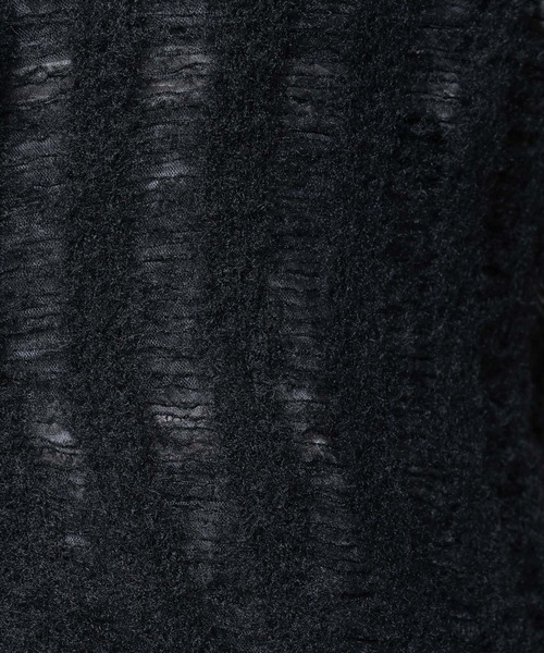 PAGEBOY（ページボーイ）の「フェザーメッシュカーディガン（カーディガン/ボレロ・レディース・オフホワイト/ブラック・FREE）」の18枚目の写真