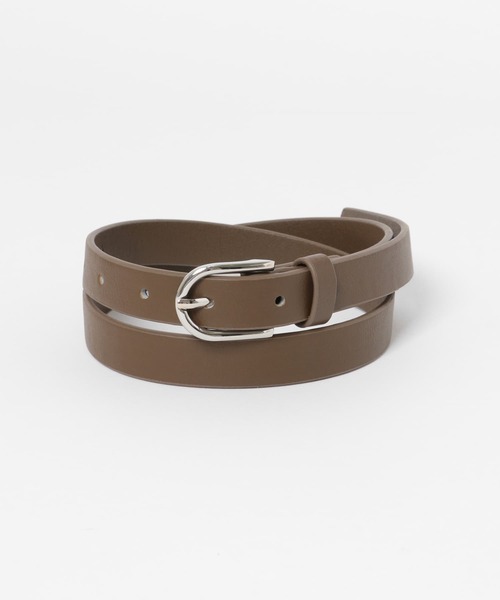 SMELLY（スメリー）の「オーバルシングルピンベルト（ベルト・レディース・ブラウン/ブラック・-）」の7枚目の写真