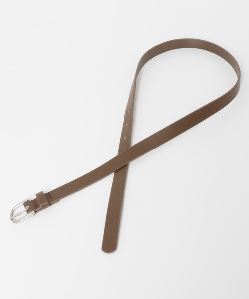 SMELLY（スメリー）の「オーバルシングルピンベルト（ベルト・レディース・ブラウン/ブラック・-）」の8枚目の写真