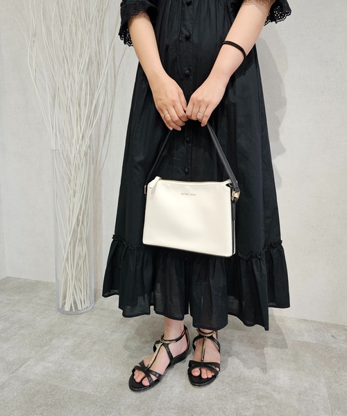 RETRO GIRL（レトロガール）の「【RETRO GIRL/レトロガール】ミニハンドバック（ハンドバッグ・レディース・ブラック/アイボリー・FREE）」の5枚目の写真