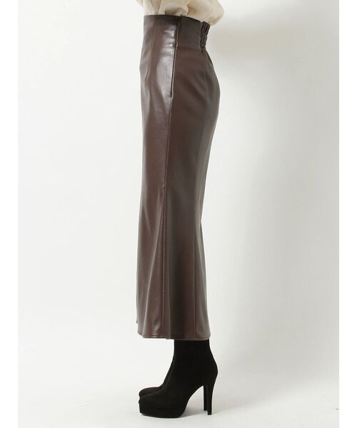 RESEXXY（リゼクシー）の「センタースリットスカート（スカート・レディース・グリーン/アイボリー/ブラウン/ブラック・FREE）」の22枚目の写真