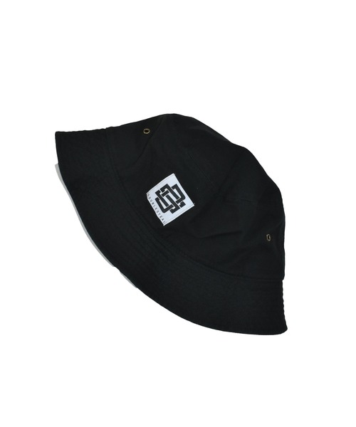 DOUBLE STEAL（ダブルスティール）の「DS織ネーム バケットハット（キャップ・メンズ・ブラウン系カモフラージュ/ブラック・FREE）」の4枚目の写真