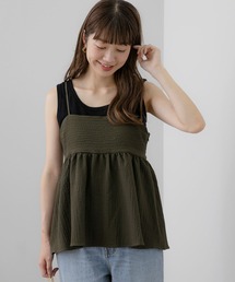 URBAN RESEARCH Sonny Label | ビスチェギャザーキャミソール(その他トップス)