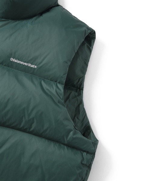 thisisneverthat(ディスイズネバーザット)の「PERTEX T Down Vest(ダウンベスト・メンズ・グリーン/ブラック・XS/XL)」の5枚目の写真