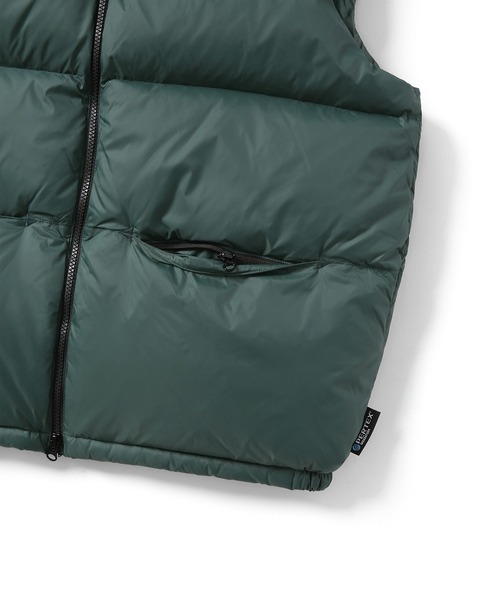 thisisneverthat(ディスイズネバーザット)の「PERTEX T Down Vest(ダウンベスト・メンズ・グリーン/ブラック・XS/XL)」の6枚目の写真