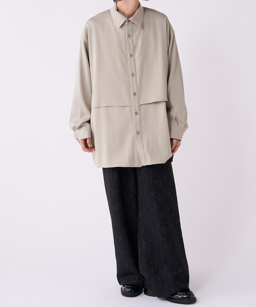 LOUNIE サテンシャツブルゾン サテンシャツブルゾン｜LOUNIE（ルーニィ）公式サイト／公式オンライン