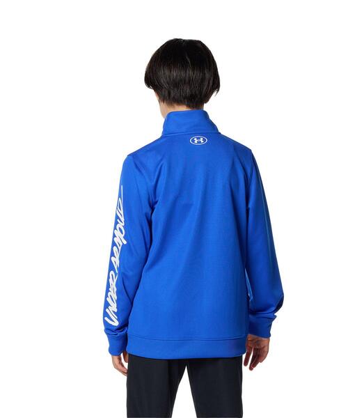 UNDER ARMOUR(アンダーアーマー)の「UAトラックジャケット(トレーニング/KIDS)(その他アウター・キッズ・ブルー・140cm/160cm/150cm/130cm)」の2枚目の写真