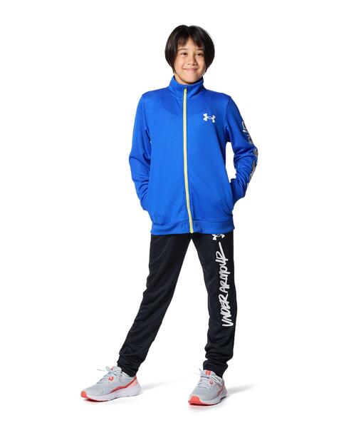 UNDER ARMOUR(アンダーアーマー)の「UAトラックジャケット(トレーニング/KIDS)(その他アウター・キッズ・ブルー・140cm/160cm/150cm/130cm)」の3枚目の写真