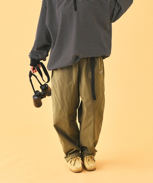 TOWNCRAFT（タウンクラフト）の「TOWN CRAFT/タウンクラフト 別注 リラックスフィット ウェービングベルトパンツ（その他パンツ・メンズ・オフホワイト/オリーブ/ベージュ/チャコールグレー/その他/グレー/ネイビー/ブルー・MEDIUM/LARGE）」の5枚目の写真