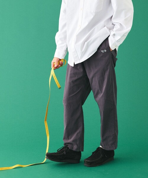 TOWNCRAFT（タウンクラフト）の「TOWN CRAFT/タウンクラフト 別注 リラックスフィット ウェービングベルトパンツ（その他パンツ・メンズ・オフホワイト/オリーブ/ベージュ/チャコールグレー/その他/グレー/ネイビー/ブルー・MEDIUM/LARGE）」の3枚目の写真