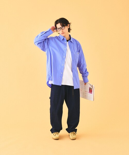 TOWNCRAFT（タウンクラフト）の「TOWN CRAFT/タウンクラフト 別注 リラックスフィット ウェービングベルトパンツ（その他パンツ・メンズ・オフホワイト/オリーブ/ベージュ/チャコールグレー/その他/グレー/ネイビー/ブルー・MEDIUM/LARGE）」の9枚目の写真