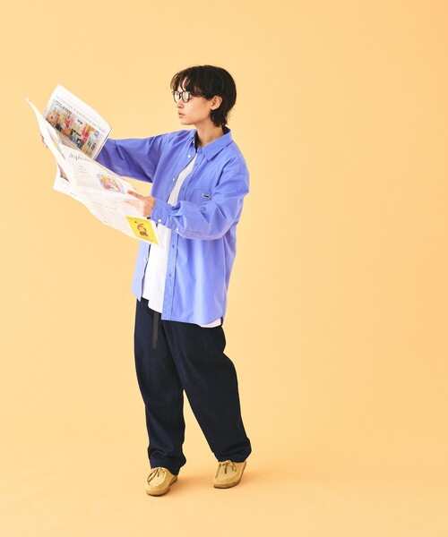 TOWNCRAFT（タウンクラフト）の「TOWN CRAFT/タウンクラフト 別注 リラックスフィット ウェービングベルトパンツ（その他パンツ・メンズ・オフホワイト/オリーブ/ベージュ/チャコールグレー/その他/グレー/ネイビー/ブルー・MEDIUM/LARGE）」の10枚目の写真