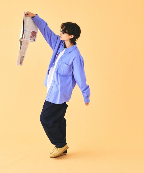 TOWNCRAFT（タウンクラフト）の「TOWN CRAFT/タウンクラフト 別注 リラックスフィット ウェービングベルトパンツ（その他パンツ・メンズ・オフホワイト/オリーブ/ベージュ/チャコールグレー/その他/グレー/ネイビー/ブルー・MEDIUM/LARGE）」の11枚目の写真