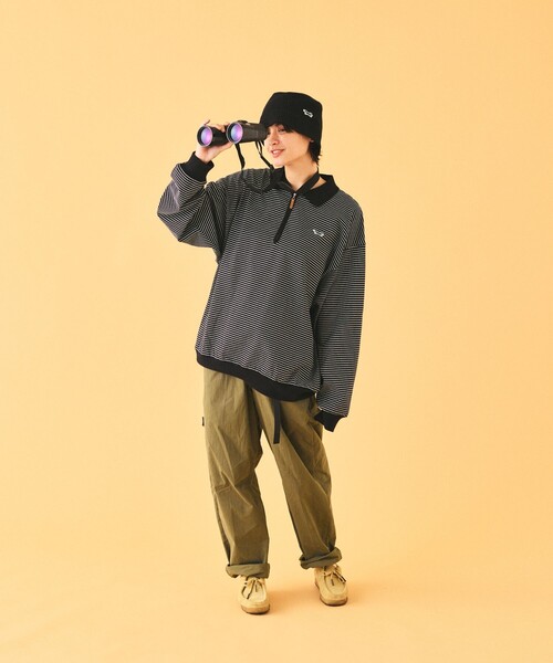 TOWNCRAFT（タウンクラフト）の「TOWN CRAFT/タウンクラフト 別注 リラックスフィット ウェービングベルトパンツ（その他パンツ・メンズ・オフホワイト/オリーブ/ベージュ/チャコールグレー/その他/グレー/ネイビー/ブルー・MEDIUM/LARGE）」の15枚目の写真