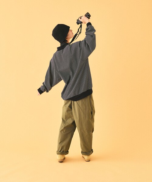 TOWNCRAFT（タウンクラフト）の「TOWN CRAFT/タウンクラフト 別注 リラックスフィット ウェービングベルトパンツ（その他パンツ・メンズ・オフホワイト/オリーブ/ベージュ/チャコールグレー/その他/グレー/ネイビー/ブルー・MEDIUM/LARGE）」の17枚目の写真