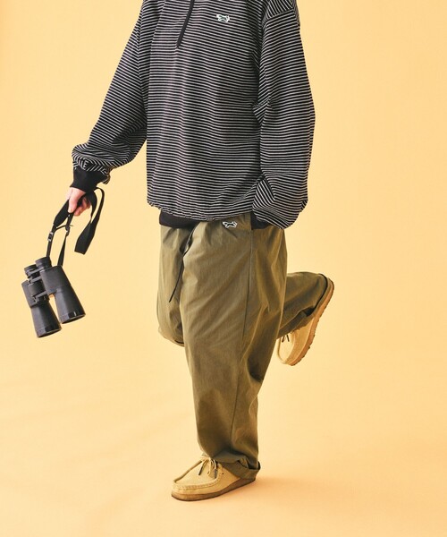 TOWNCRAFT（タウンクラフト）の「TOWN CRAFT/タウンクラフト 別注 リラックスフィット ウェービングベルトパンツ（その他パンツ・メンズ・オフホワイト/オリーブ/ベージュ/チャコールグレー/その他/グレー/ネイビー/ブルー・MEDIUM/LARGE）」の22枚目の写真